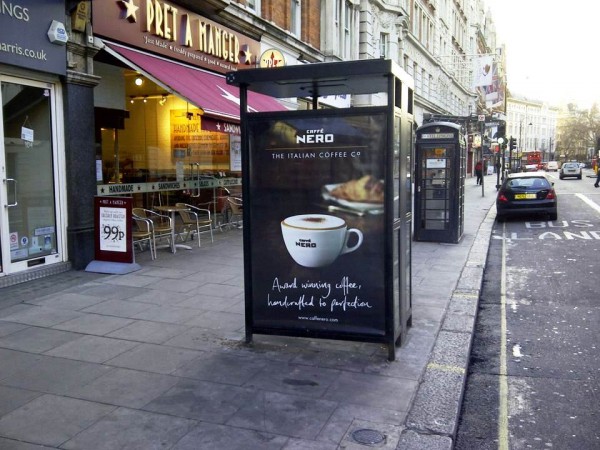 Out Of Home International - Caffe Nero - Outdoor Advertising