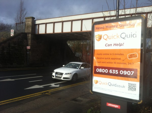 Out Of Home International - QuickQuid - Roadside 6-Sheet Billboard