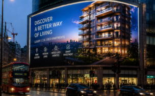 OOH Advertising for Real Estate Brands in UK