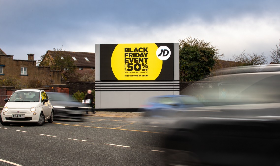 OOH Advertising for Ecommerce Brands on Black Friday